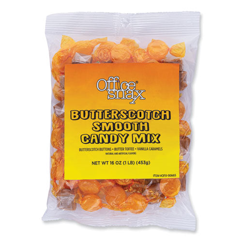 Candy Assortments, Butterscotch Smooth Candy Mix, 1 lb Bag Candy Assortments, Butterscotch Smooth Candy Mix, 1 lb Bag