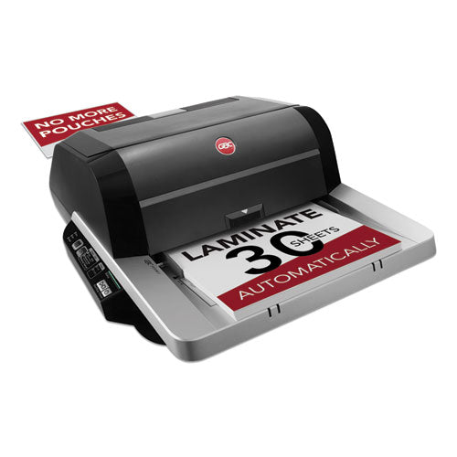 Foton 30 Automated Pouch-free Laminator, Two Rollers, 1" Max Document Width, 5 Mil Max Document Thickness