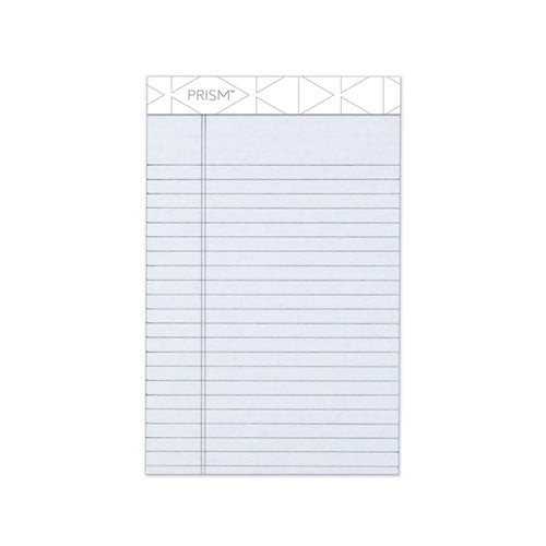 Prism + Colored Writing Pads, Narrow Rule, 50 Pastel Gray 5 X 8 Sheets, 12/pack