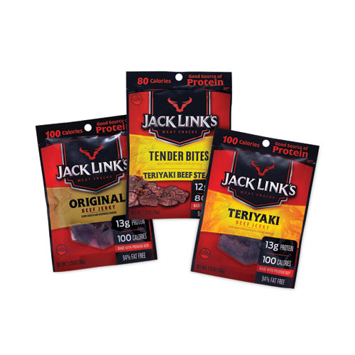 Beef Jerky Variety Pack,1.5 Oz, 9/box, Ships In 1-3 Business Days