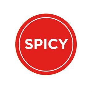 Label - Spicy Red/UV 1 in. Circle 1M/Roll