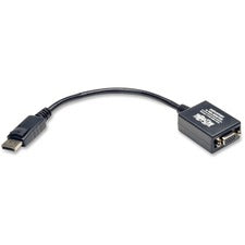 Tripp Lite 6in DisplayPort to VGA Adapter Active Converter DP to VGA M/F 6" - DP2VGA 1920x1200/1080P (M/F) 6-in.