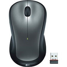 M310 Wireless Mouse, 2.4 Ghz Frequency/30 Ft Wireless Range, Left/right Hand Use, Silver/black