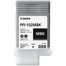 Canon PFI-102MBK Original Ink Cartridge - Inkjet - Matte Black - 1 Each
