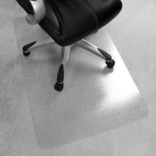Floortex Cleartex Advantagemat Plus APET Chairmat - Carpet - 53" Length x 45" Width - Rectangle - Clear