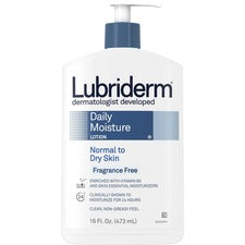 Lubriderm Daily Moisture Lotion - Lotion - 16 fl oz - For Normal, Dry Skin - Moisturising, Non-greasy - 1 Each