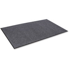 Crown Mats Eco-Step Recycled Wiper Mat - Floor, Indoor, Corridors - 60" Length x 36" Width - Rectangle - Vinyl, Polyethylene Terephthalate (PET) - Charcoal
