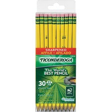Pre-sharpened Pencil, Hb (#2), Black Lead, Yellow Barrel, 30/pack