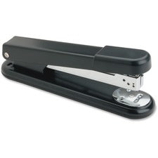 Business Source All-metal Full-strip Desktop Stapler - 20 of 20lb Paper Sheets Capacity - 210 Staple Capacity - Full Strip - 1/4" Staple Size - Black