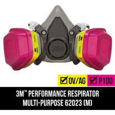 Tekk Protection Multipurpose Respirator - Liquid Protection - Gray - Lightweight - 1 Each Tekk Protection Multipurpose Respirator - Liquid Protection - Gray - Lightweight - 1 Each