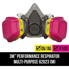 Tekk Protection Multipurpose Respirator - Lightweight - Liquid Protection - Gray - 1 Each