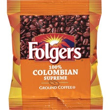 Folgers® Coffee, 100% Colombian, Ground, 1.75oz Fraction Pack, 42/carton