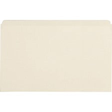 Business Source Straight Tab Cut Legal Recycled Top Tab File Folder - 8 1/2" x 14" - Manila - Manila - 10% Recycled - 100 / Box