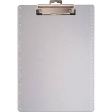 Officemate Transparent Clipboard - 0.50" Clip Capacity - 8 1/2" x 11" - Plastic - Clear - 1 Each