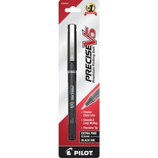 Pilot Precise V5 Premium Rolling Ball Pen - Extra Fine Pen Point - 0.5 mm Pen Point Size - Needle Pen Point Style - Black - Black Barrel - 1 / Pack