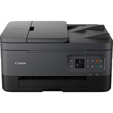 Canon TR7020A Wireless Inkjet Multifunction Printer - Color - Black - Copier/Printer/Scanner - 4800 x 1200 dpi Print - Color Scanner - Wireless LAN - Wireless PictBridge - USB - 1 Each - For Photo Print