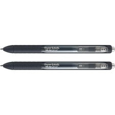 Paper Mate InkJoy Gel Pen - 0.77 mm Pen Point Size - Retractable - Black - Blue Barrel - 2 / Pack