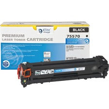 Elite Image Remanufactured Laser Toner Cartridge - Alternative for HP 128A (CE320A) - Black - 1 Each - 2000 Pages