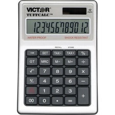 Tuffcalc Desktop Calculator, 12-digit Lcd