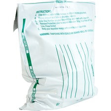 Poly Night Deposit Bags With Tear-off Receipt, 8.5 X 10.5, White, 100/pack