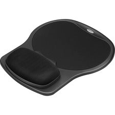 Easy Glide Gel Mouse Pad With Wrist Rest, 10 X 12, Black