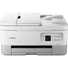 Canon TR7020AWH Wireless Inkjet Multifunction Printer - Color - White - Copier/Printer/Scanner - 4800 x 1200 dpi Print - Automatic Duplex Print - Color Scanner - Wireless LAN - Wireless PictBridge - USB - 1 Each - For Photo Print