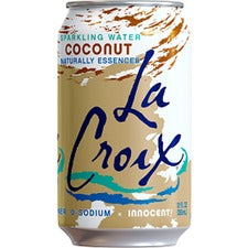 LaCroix Coconut Flavored Sparkling Water - Ready-to-Drink - 12 fl oz (355 mL) - 2 / Carton / Can