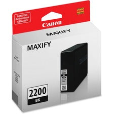 Canon PGI-2200 BK Original Ink Cartridge - Inkjet - 2500 Pages - Black - 1 Each