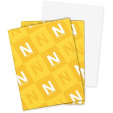 Neenah Index Paper - 94 Brightness - Letter - 8 1/2" x 11" - 110 lb Basis Weight - Smooth - 500 / Bundle - Durable, Acid-free