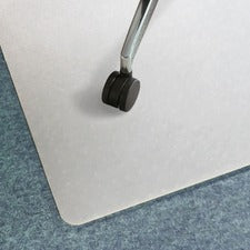 Ecotex Polypropylene Rectangular Foldable Chair Mat For Carpets, 35 X 46, Translucent