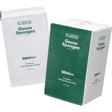 Medline Caring Non-sterile Gauze Sponges - 12 Ply - 3" x 3" - 200/Box - White