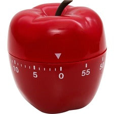 Shaped Timer, 4" Diameter X 4"h, Red Apple