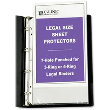 Heavyweight Poly Sheet Protectors, Clear, 2", 14 X 8.5, 50/box
