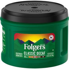 Folgers&reg; Classic Decaf Coffee - Medium - 19.2 oz - 1 Each