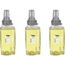 Gojo&reg; ADX-12 GingerCitrus Handwash Refill - Ginger Citrus Scent - 42.3 fl oz (1250 mL) - Pump Bottle Dispenser - Kill Germs - Skin, Hair, Hand - Green - Bio-based - 3 / Carton