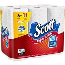 Choose-a-size Mega Kitchen Roll Paper Towels, 1-ply, 102/roll, 6 Rolls/pack, 4 Packs/carton