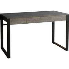 Lorell SOHO Table Desk - 47" x 23.5" x 30" - 1 Drawer(s) - Band Edge - Finish: Charcoal