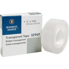 Business Source All-purpose Transparent Tape - 36 yd Length x 0.75" Width - 1" Core - 1 / Roll - Clear