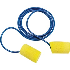 E-a-r Classic Earplugs, Corded, Pvc Foam, Yellow, 200 Pairs/box