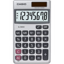 Sl-300sv Handheld Calculator, 8-digit Lcd