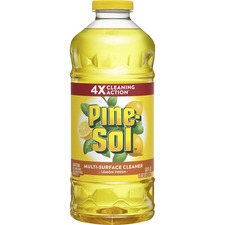 Pine-Sol All Purpose Cleaner - Concentrate Liquid - 60 fl oz (1.9 quart) - Lemon Fresh Scent - 1 Each - Yellow