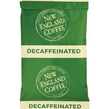 New England Coffee&reg; Portion Pack Decaf Breakfast Blend Coffee - Light/Medium - 2.5 oz Per Pack - 24 / Carton