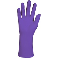 Purple Nitrile Exam Gloves, 310 Mm Length, Medium, Purple, 500/carton