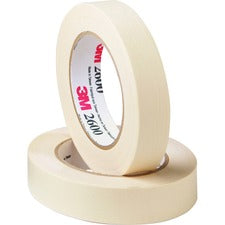 Highland Economy Masking Tape - 60 yd Length x 1" Width - 4.4 mil Thickness - 3" Core - 1 / Roll - Tan