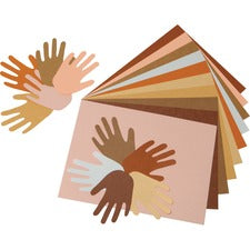 Prang Multicultural Construction Paper - Art, Craft - 0.40"Height x 18"Width x 12"Length - 50 / Pack - Assorted