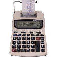 1208-2 Two-color Compact Printing Calculator, Black/red Print, 2.3 Lines/sec