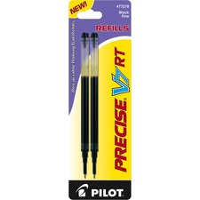 Pilot Precise V7 RT Premium Rolling Ball Pen Refills - 0.70 mm, Fine Point - Black Ink - 2 / Pack