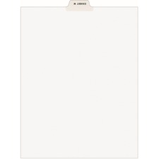 Avery&reg; Individual Bottom Tab Legal Dividers - 25 x Divider(s) - Bottom Tab(s) - Exhibit M - 1 Tab(s)/Set - 8.5" Divider Width x 11" Divider Length - Letter - 8.50" Width x 11" Length - White Paper Divider - 1