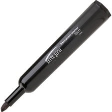 Integra Permanent Chisel Markers - Chisel Marker Point Style - Black - 1 Dozen