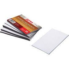 Business Card Magnets, 2 X 3.5, White, Adhesive Coated, 25/pack